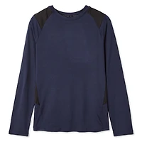 T-shirt technique à manches longues Athletic Works pour garçons