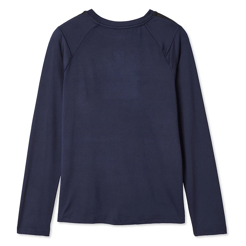 T-shirt technique à manches longues Athletic Works pour garçons