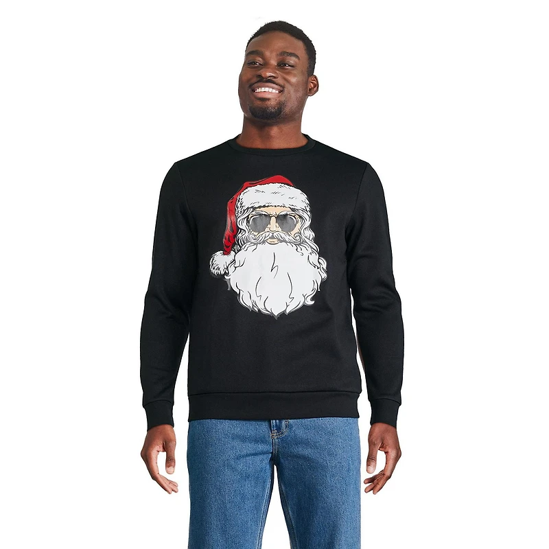 George Men's Light Up Holiday Popover, Sizes S-XL
