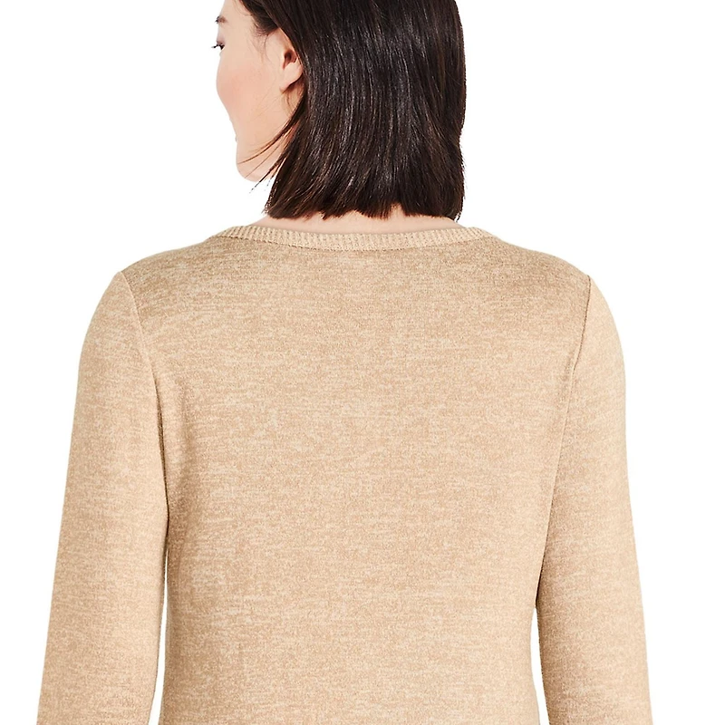 Haut henley à manches longues George pour femmes