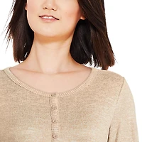 Haut henley à manches longues George pour femmes