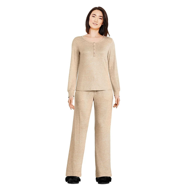 George Women's Long Sleeve Henley Top