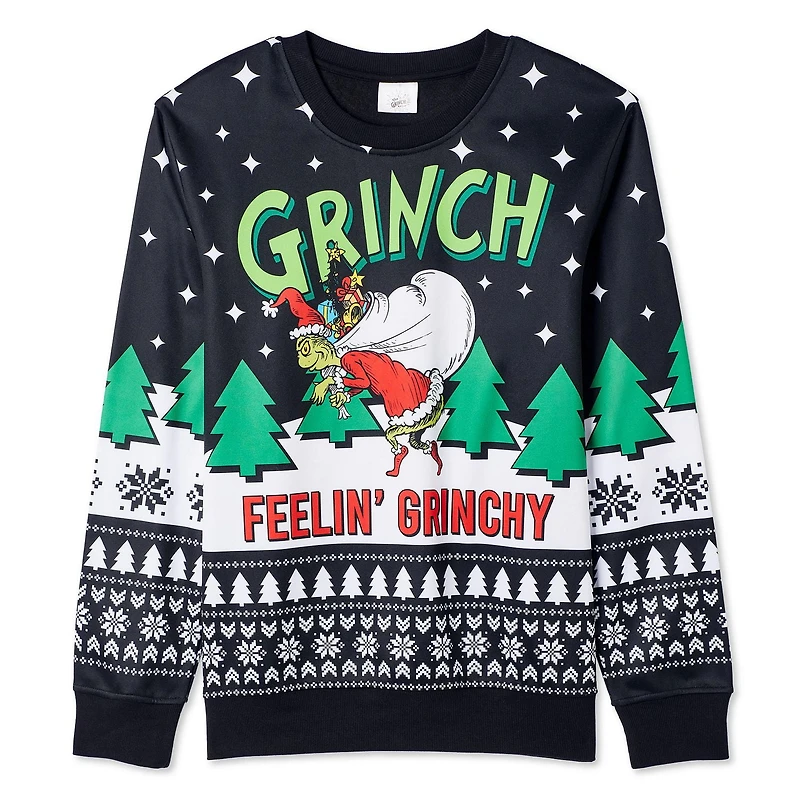 The Grinch Men's Crew Neckline Popover