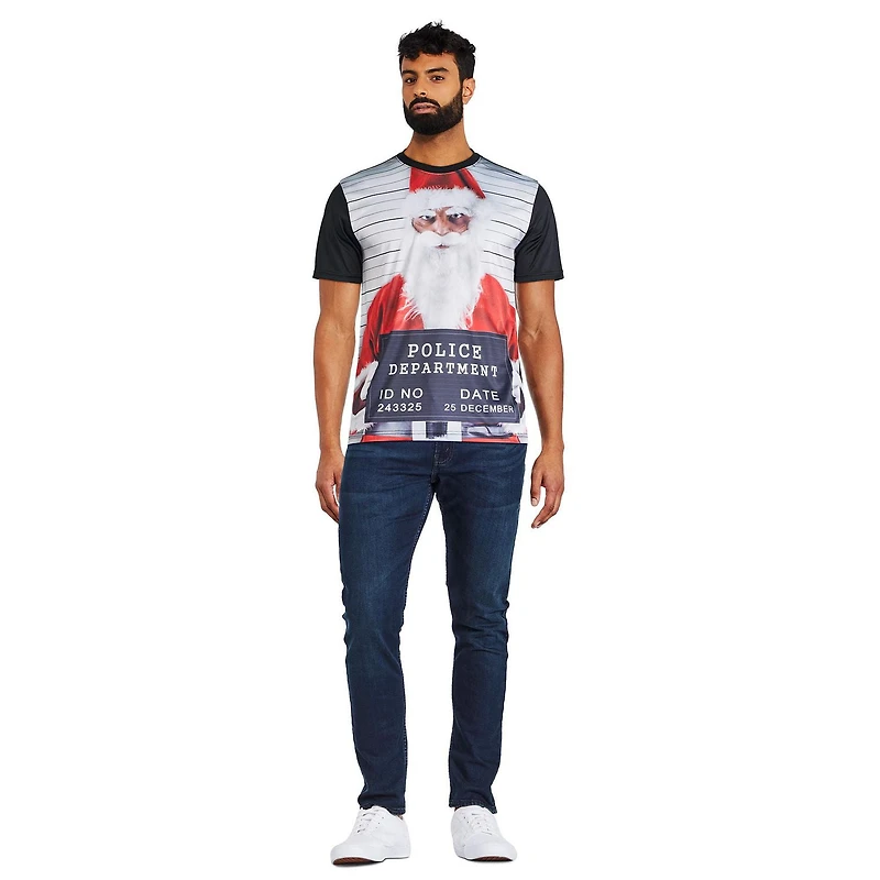 George Men's Holiday Tee, Sizes S-2XL