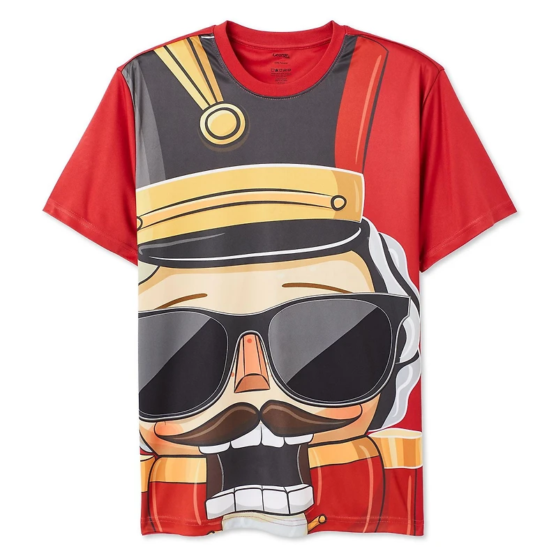 George Men's Holiday Tee, Sizes S-2XL