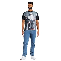 T-shirt des fêtes George pour hommes Tailles P-2XL