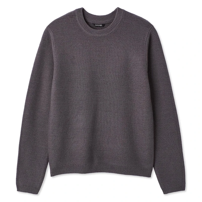 Chandail à encolure ras du cou texturé George pour hommes