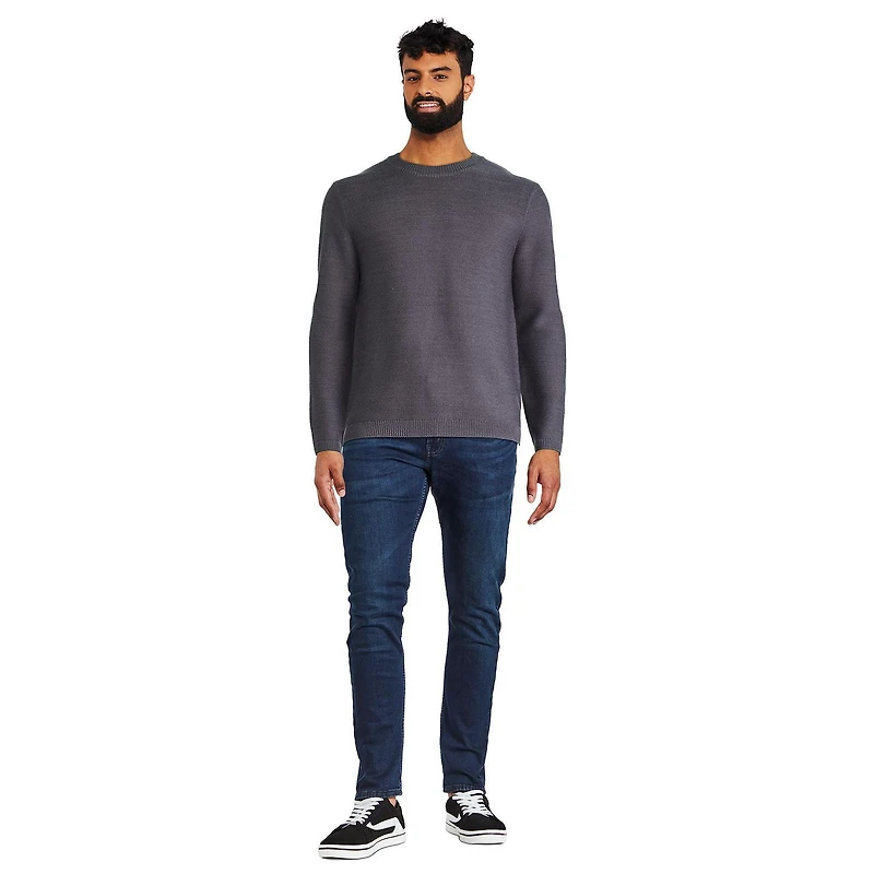 Chandail à encolure ras du cou texturé George pour hommes