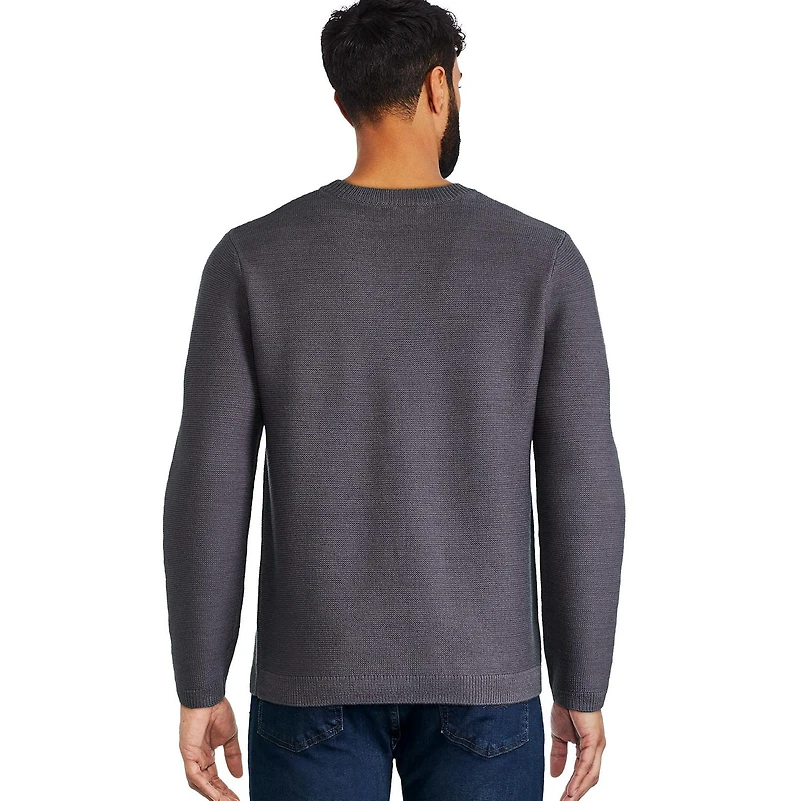 George Men's Textured Crew Neckline Popover