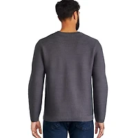 George Men's Textured Crew Neckline Popover