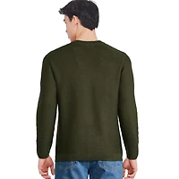 George Men's Textured Crew Neckline Popover