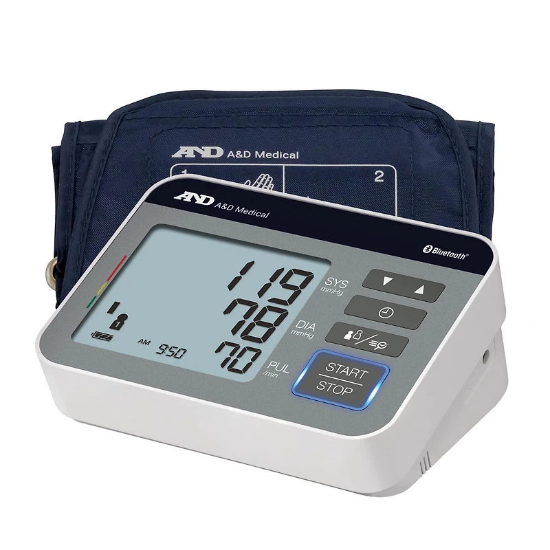 A&D Medical Precision Check Bluetooth Upper Arm Blood Pressure Monitor, UA-810BLECN