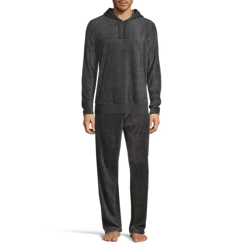 U.S. POLO ASSN. Haut à capuchon et pantalon en molleton pour hommes