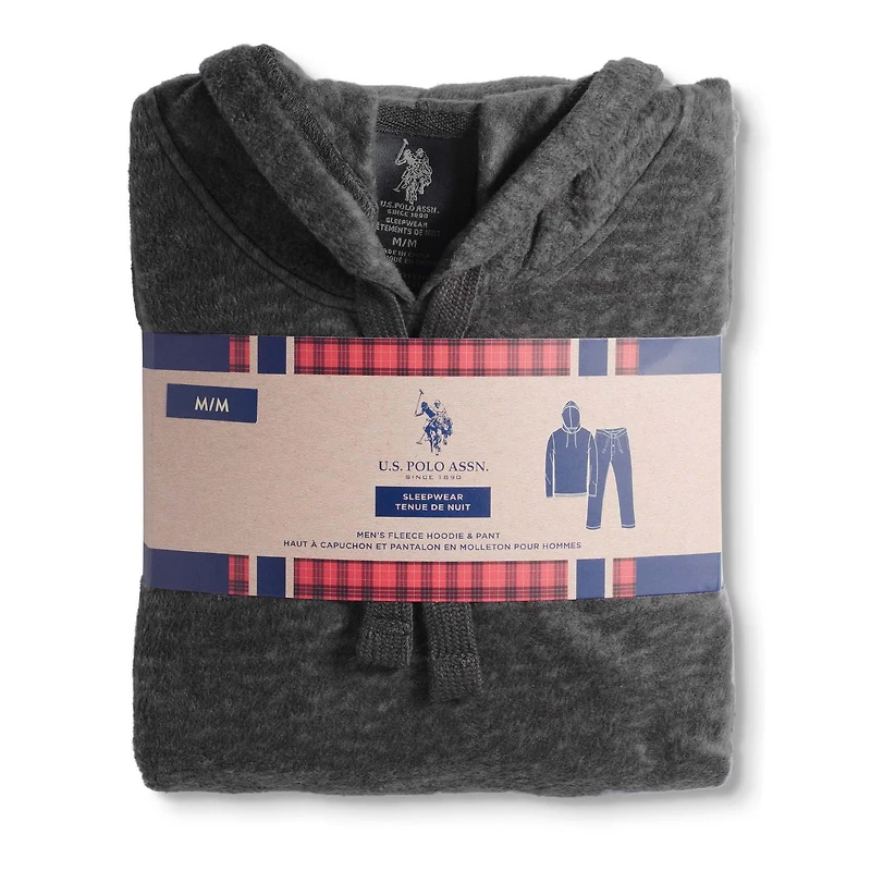U.S. POLO ASSN. Haut à capuchon et pantalon en molleton pour hommes