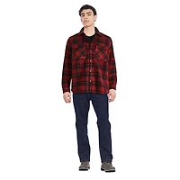 George Men's Teddy Fleece Lined Overshirt, Sizes S-2XL