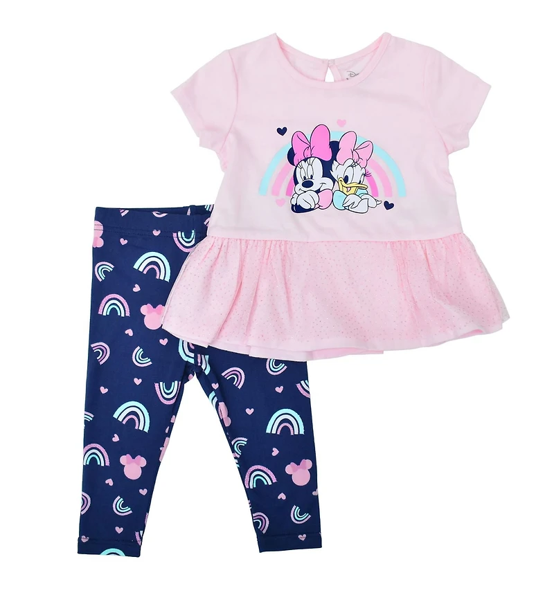 Disney Minnie Mouse ensemble legging pour filles