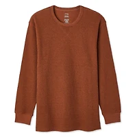 Chandail à encolure ras du cou à motif gaufré George pour hommes Tailles P-TTG