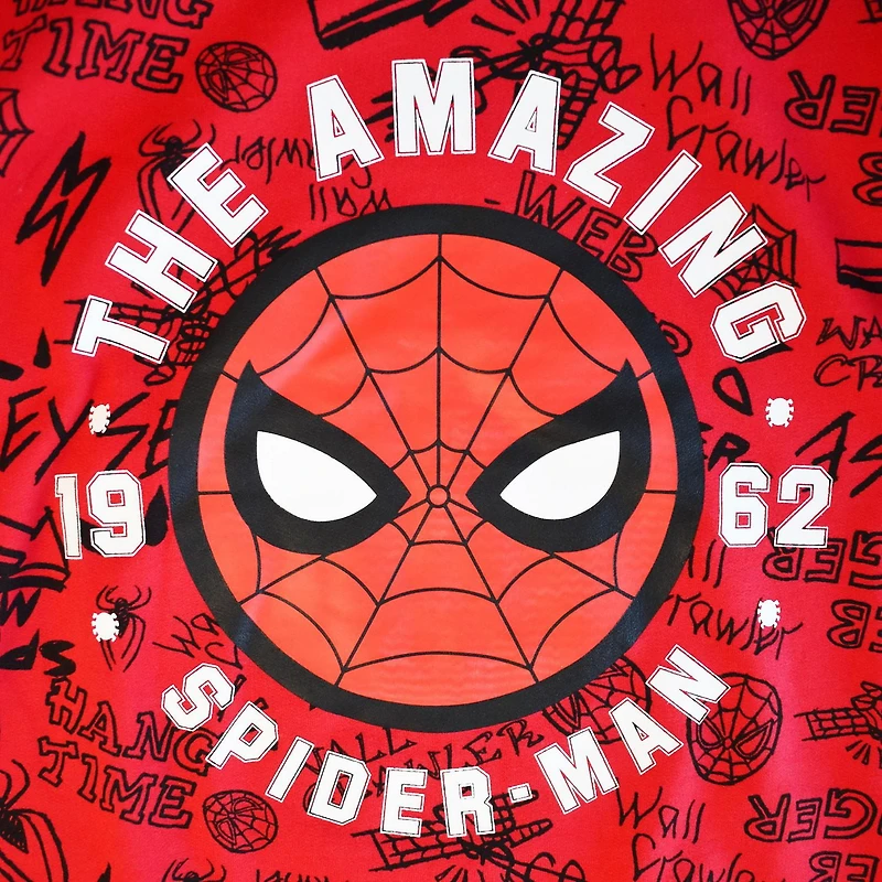 Boys Marvel Face The Great Power Hoodie