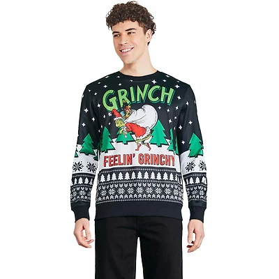 The Grinch Men's Crew Neckline Popover