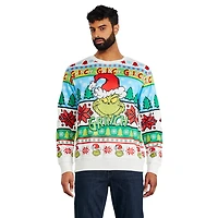 Chandail à encolure ras du cou Le Grinch pour hommes
