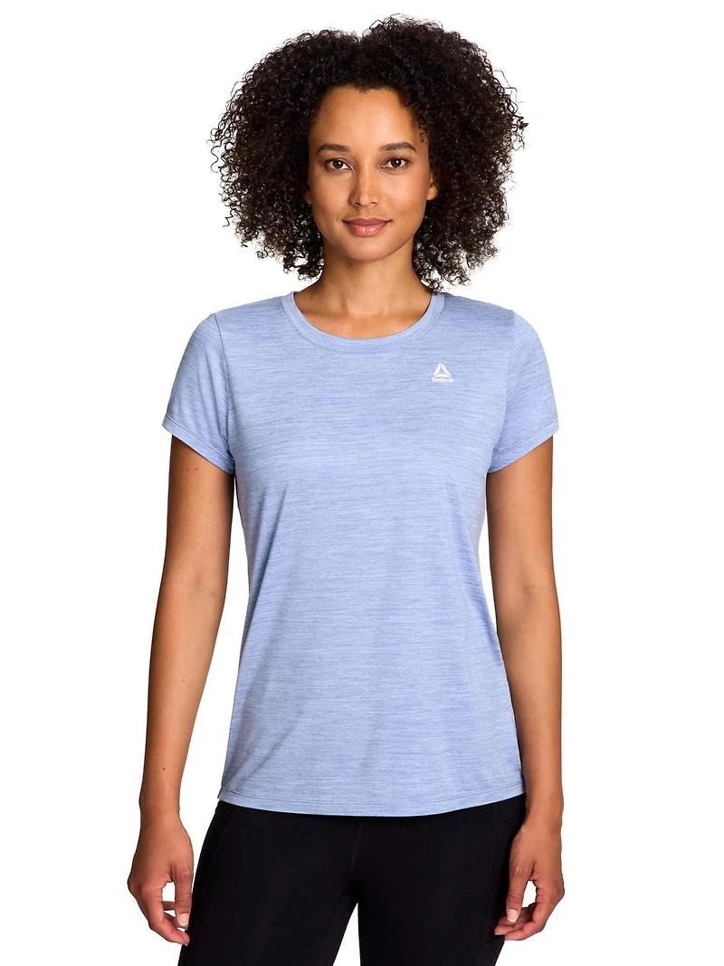 Reebok Legacy Performance T-shirt à manches courtes pour femmes Tailles XS-2XL