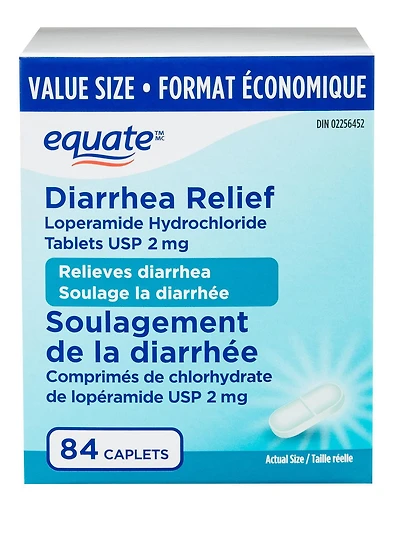 Diarrhea Relief, Loperamide Hydrochloride Tablets USP <br>2 mg