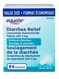 Diarrhea Relief, Loperamide Hydrochloride Tablets USP <br>2 mg