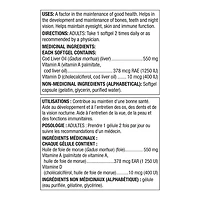 Spring Valley Cod Liver Oil 550 mg, 200 Softgels