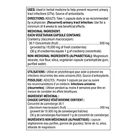 Spring Valley Cranberry 500 mg, 160 Vegeterian Capsules