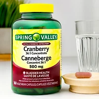Spring Valley Cranberry 500 mg, 160 Vegeterian Capsules