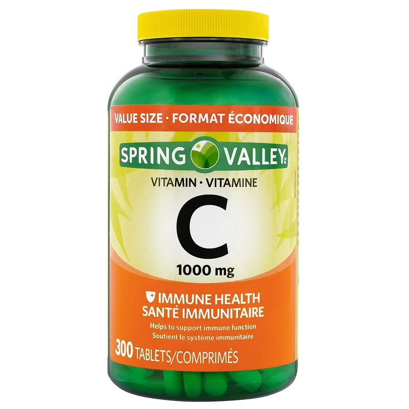 Spring Valley Vitamine C 1000mg FORMAT ÉCONOMIQUE