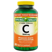 Spring Valley Vitamine C 1000mg FORMAT ÉCONOMIQUE