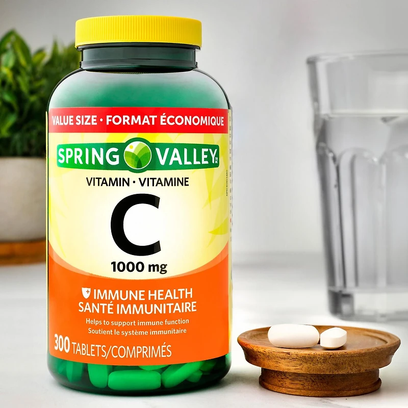 Spring Valley Vitamine C 1000mg FORMAT ÉCONOMIQUE