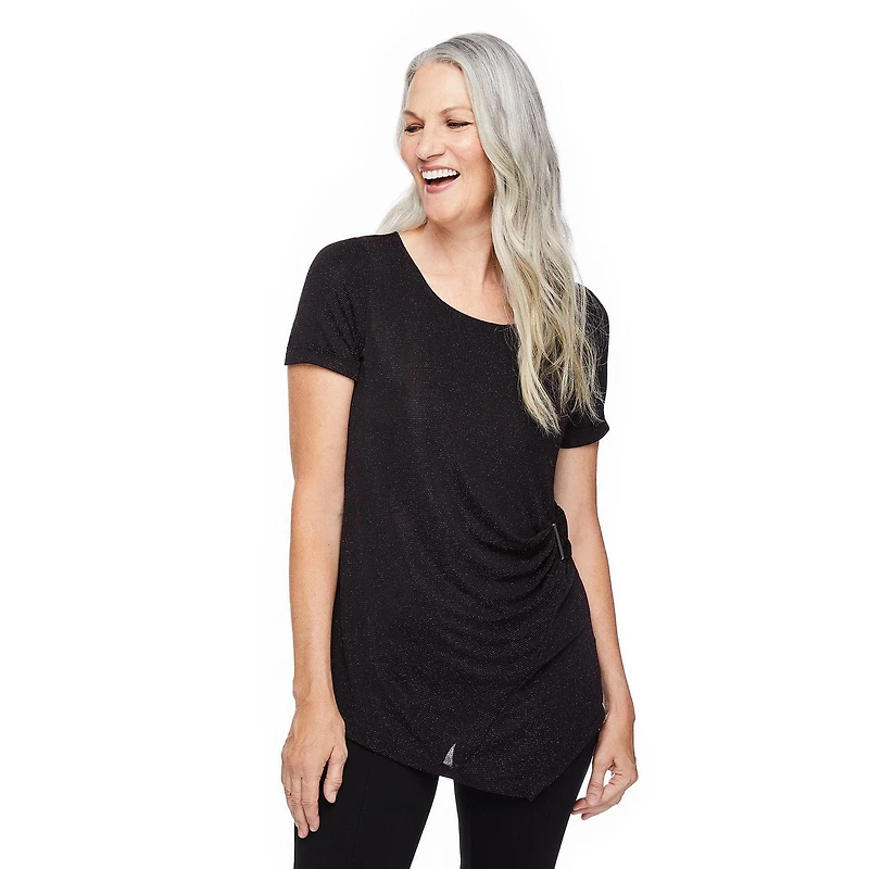 Haut en lurex avec boucle en métal Penmans pour femmes