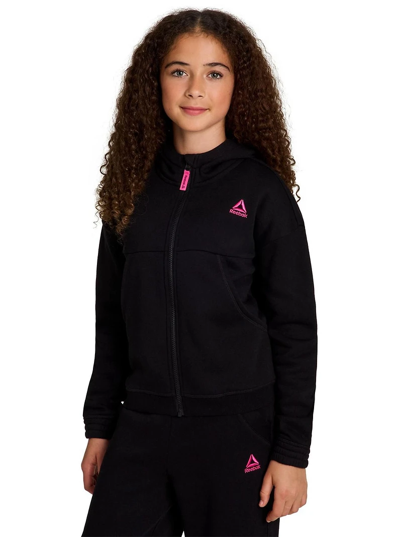 Girls' Reebok Encore Full Zip Hoodie