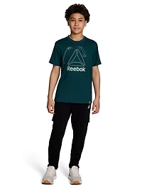 Reebok t-shirt graphique  repeater pour garçon Sizes 4/5-18