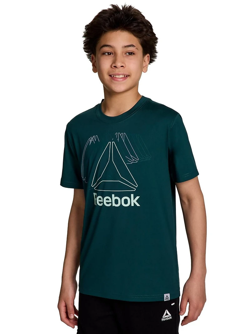 Reebok t-shirt graphique  repeater pour garçon Sizes 4/5-18