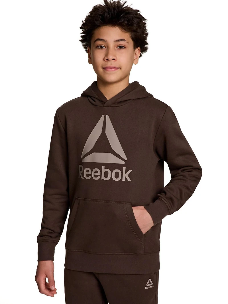 Sweat à capuche en polaire Delta de Reebok pour garçon Tailles 4