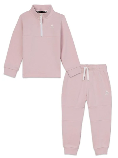 Reebok Ensemble 2 pièces  Adventure avec pull demi-zip Tailles 2T-5T