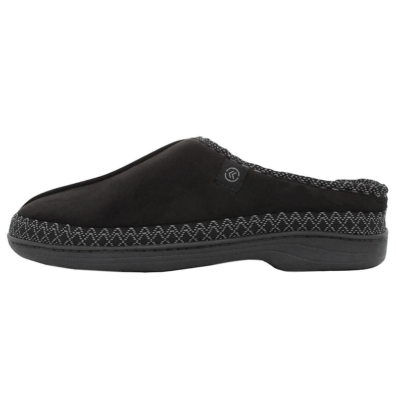 ISOsport by isotoner® Men's Brian Microsuede Hoodback Slippers