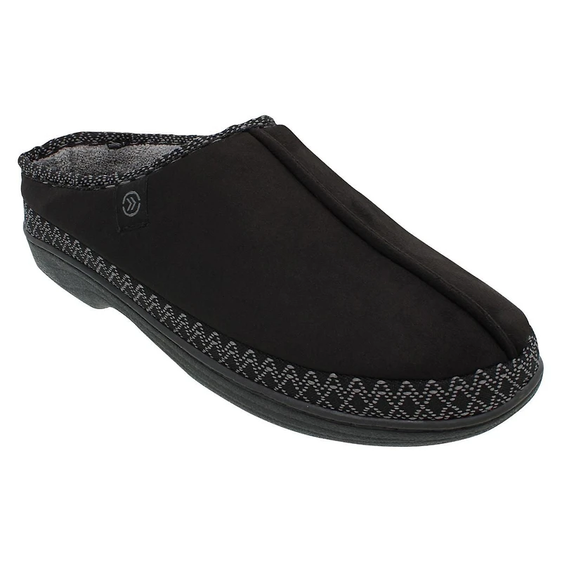 ISOsport by isotoner® Men's Brian Microsuede Hoodback Slippers