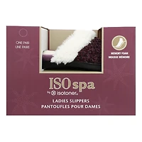 Pantoufles à enfiler Harper en tricot chenille pour femmes ISOspa par isotoner®