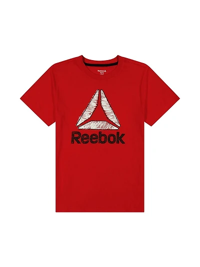 Reebok T-shirt graphique à manches courtes Sketchy Stack pour garçon