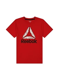 Reebok T-shirt graphique à manches courtes Sketchy Stack pour garçon
