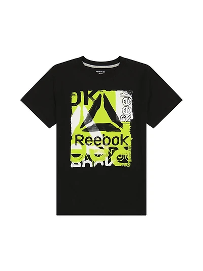 Reebok Boys Poster Short Sleeve Graphic Tee