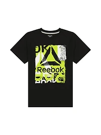Reebok Boys Poster Short Sleeve Graphic Tee