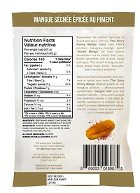 40g Mangue Épicée – H&H Santé & Bonheur Mangue Séchée Premium au Chili