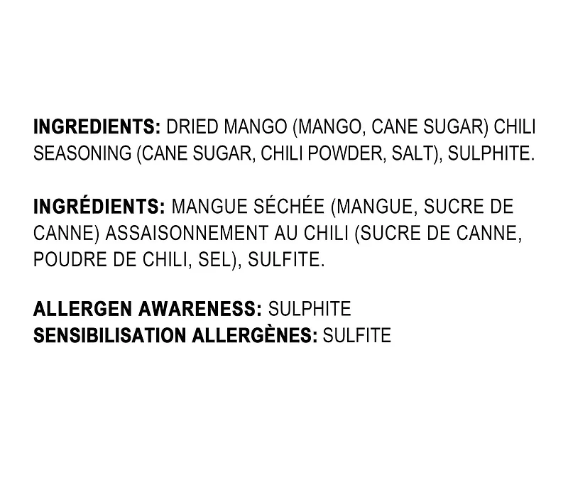 40g Mangue Épicée – H&H Santé & Bonheur Mangue Séchée Premium au Chili