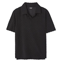 Jackson Boys' Short Sleeve Split V-Neck Polo Shirt, Sizes M-XXL