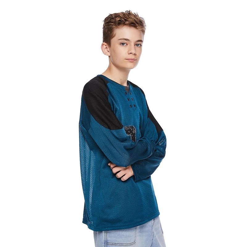 Jackson Boys' Long Sleeve Oversized Hockey Jersey